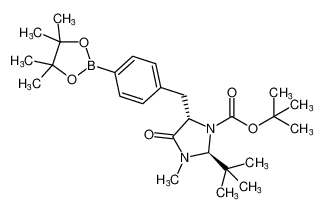 tert-butyl (2S,5S)-2-(tert-butyl)-3-methyl-4-oxo-5-(4-(4,4,5,5-tetramethyl-1,3,2-dioxaborolan-2-yl)benzyl)imidazolidine-1-carboxylate CAS:198989-16-1 manufacturer & supplier