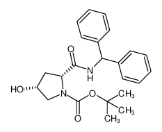 tert-butyl (2R,4R)-2-(benzhydrylcarbamoyl)-4-hydroxypyrrolidine-1-carboxylate CAS:199000-80-1 manufacturer & supplier