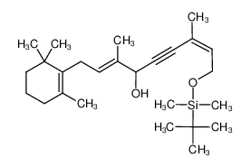 (2E,7Z)-9-(tert-Butyl-dimethyl-silanyloxy)-3,7-dimethyl-1-(2,6,6-trimethyl-cyclohex-1-enyl)-nona-2,7-dien-5-yn-4-ol CAS:199007-99-3 manufacturer & supplier