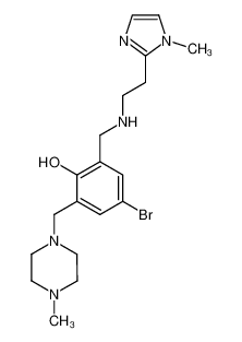 4-bromo-2-(4-methylpiperazin-1-yl)-6-[[2-(1-methyl-2-imidazolyl)ethyl]aminomethyl]phenol CAS:199010-34-9 manufacturer & supplier