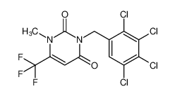 1-methyl-3-(2,3,4,5-tetrachlorobenzyl)-6-(trifluoromethyl)pyrimidine-2,4(1H,3H)-dione CAS:199011-82-0 manufacturer & supplier