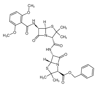 6β-[6β-(2,6-dimethoxy-benzoylamino)-penicillanoylamino]-penicillanic acid benzyl ester CAS:19912-20-0 manufacturer & supplier