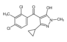 (3-cyclopropyl-5-hydroxy-1-methyl-1H-pyrazol-4-yl)(2,4-dichloro-3-methylphenyl)methanone CAS:199123-76-7 manufacturer & supplier