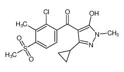 (2-chloro-3-methyl-4-(methylsulfonyl)phenyl)(3-cyclopropyl-5-hydroxy-1-methyl-1H-pyrazol-4-yl)methanone CAS:199124-17-9 manufacturer & supplier