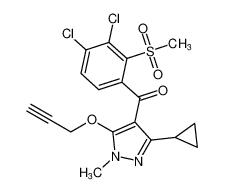 (3-cyclopropyl-1-methyl-5-(prop-2-yn-1-yloxy)-1H-pyrazol-4-yl)(3,4-dichloro-2-(methylsulfonyl)phenyl)methanone CAS:199124-86-2 manufacturer & supplier