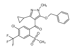 (5-(benzyloxy)-3-cyclopropyl-1-methyl-1H-pyrazol-4-yl)(5-chloro-2-(methylsulfonyl)-4-(trifluoromethyl)phenyl)methanone CAS:199124-89-5 manufacturer & supplier