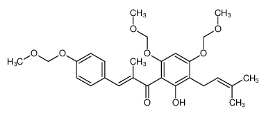 (E)-1-(2-hydroxy-4,6-bis(methoxymethoxy)-3-(3-methylbut-2-en-1-yl)phenyl)-3-(4-(methoxymethoxy)phenyl)-2-methylprop-2-en-1-one CAS:199166-85-3 manufacturer & supplier