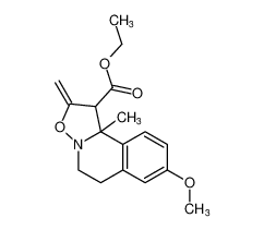 ethyl 8-methoxy-10b-methyl-2-methylene-1,5,6,10b-tetrahydro-2H-isoxazolo[3,2-a]isoquinoline-1-carboxylate CAS:199178-84-2 manufacturer & supplier