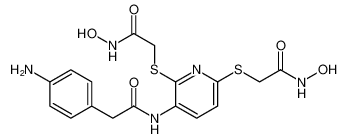 2,2'-((3-(2-(4-aminophenyl)acetamido)pyridine-2,6-diyl)bis(sulfanediyl))bis(N-hydroxyacetamide) CAS:199181-30-1 manufacturer & supplier