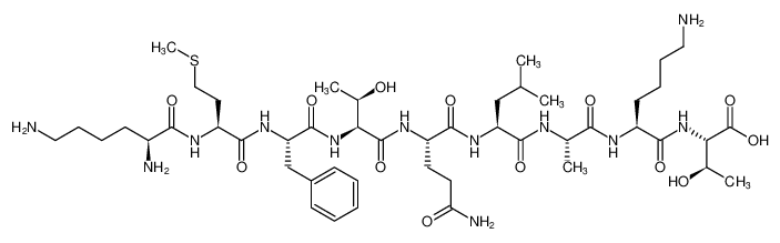 L-lysyl-L-methionyl-L-phenylalanyl-L-threonyl-L-glutaminyl-L-leucyl-L-alanyl-L-lysyl-L-threonine CAS:199185-27-8 manufacturer & supplier