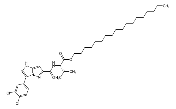 L-Valine,N-[[3-(3,4-dichlorophenyl)-1H-pyrazolo[5,1-c]-1,2,4-triazol-6-yl]carbonyl]-, octadecyl ester CAS:199188-92-6 manufacturer & supplier