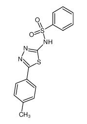 N-(5-(4-methylphenyl)-[1,3,4]–thiadiazole–2-yl)benzenesulfonamide CAS:19919-59-6 manufacturer & supplier