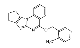 5-((2-methylbenzyl)oxy)-9,10-dihydro-8H-cyclopenta[4,5]imidazo[1,2-a]quinazoline CAS:199194-08-6 manufacturer & supplier