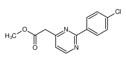 [2-(4-chloro-phenyl)-pyrimidin-4-yl]-acetic acid methyl ester CAS:19927-45-8 manufacturer & supplier