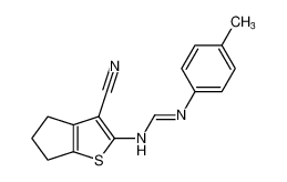 (E)-N-(3-cyano-5,6-dihydro-4H-cyclopenta[b]thiophen-2-yl)-N'-(p-tolyl)formimidamide CAS:199277-84-4 manufacturer & supplier