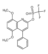 Trifluoro-methanesulfonic acid 5,8-dimethoxy-4-phenyl-quinolin-2-yl ester CAS:199281-57-7 manufacturer & supplier