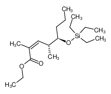 (Z)-(4R,5R)-2,4-Dimethyl-5-triethylsilanyloxy-oct-2-enoic acid ethyl ester CAS:199284-44-1 manufacturer & supplier