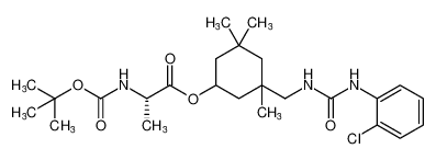 3-((3-(2-chlorophenyl)ureido)methyl)-3,5,5-trimethylcyclohexyl (tert-butoxycarbonyl)-L-alaninate CAS:199286-21-0 manufacturer & supplier