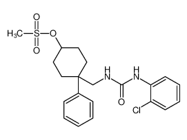 4-((3-(2-chlorophenyl)ureido)methyl)-4-phenylcyclohexyl methanesulfonate CAS:199286-37-8 manufacturer & supplier