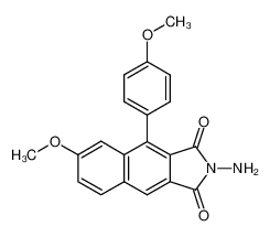 2-amino-6-methoxy-4-(4-methoxy-phenyl)-benzo[f]isoindole-1,3-dione CAS:19930-74-6 manufacturer & supplier