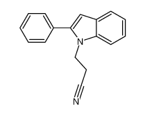 3-(2-phenylindol-1-yl)propanenitrile CAS:19931-87-4 manufacturer & supplier