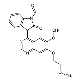 4-(1-formyloxindol-3-yl)-6-methoxy-7-(2-methoxyethoxy)quinazoline CAS:199327-38-3 manufacturer & supplier