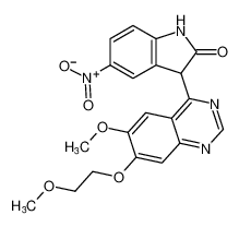 3-(6-methoxy-7-(2-methoxyethoxy)quinazolin-4-yl)-5-nitroindolin-2-one CAS:199327-92-9 manufacturer & supplier