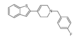 4-(benzo[b]thiophen-2-yl)-1-(4-fluorobenzyl)-1,2,3,6-tetrahydropyridine CAS:199328-70-6 manufacturer & supplier