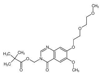 6-methoxy-7-(2-(2-methoxyethoxy)ethoxy)-3-((pivaloyloxy)methyl)-3,4-dihydroquinazolin-4-one CAS:199328-77-3 manufacturer & supplier