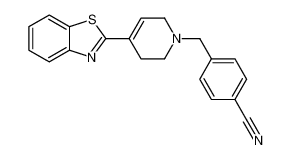 4-((4-(benzo[d]thiazol-2-yl)-3,6-dihydropyridin-1(2H)-yl)methyl)benzonitrile CAS:199328-80-8 manufacturer & supplier