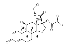 chloromethyl 17α-dichloroacetoxy-11β-hydroxyandrosta-1,4-dien-3-one-17β-carboxylate CAS:199331-42-5 manufacturer & supplier