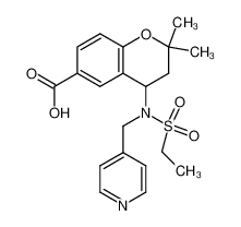 6-Carboxy-4-[N-ethylsulfonyl-N-(4-picolyl)amino]-2,2-dimethylchroman CAS:199335-17-6 manufacturer & supplier