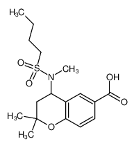 4-(N-butylsulfonyl-N-methyl)amino-6-carboxy-2,2-dimethylchroman CAS:199335-27-8 manufacturer & supplier