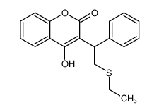 3-(2-Ethylsulfanyl-1-phenyl-ethyl)-4-hydroxy-chromen-2-one CAS:199335-58-5 manufacturer & supplier