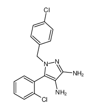 1-(4-chlorobenzyl)-5-(2-chlorophenyl)-1H-pyrazole-3,4-diamine CAS:199341-95-2 manufacturer & supplier