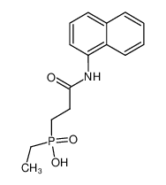 Ethyl-[2-(naphthalen-1-ylcarbamoyl)-ethyl]-phosphinic acid CAS:19935-08-1 manufacturer & supplier