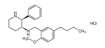 (2S,3S)-N-(5-butyl-2-methoxybenzyl)-2-phenylpiperidin-3-amine hydrochloride CAS:199383-15-8 manufacturer & supplier