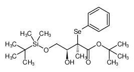 tert-butyl (2R,3S)-4-((tert-butyldimethylsilyl)oxy)-3-hydroxy-2-methyl-2-(phenylselanyl)butanoate CAS:199384-54-8 manufacturer & supplier