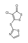 4-chloro-5-thiazol-2-ylsulfanyl-[1,2]dithiol-3-one CAS:19940-30-8 manufacturer & supplier