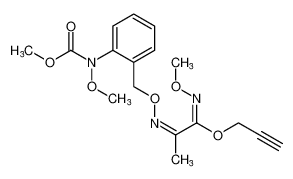 prop-2-yn-1-yl (1E,2Z)-N-methoxy-2-(((2-(methoxy(methoxycarbonyl)amino)benzyl)oxy)imino)propanimidate CAS:199434-40-7 manufacturer & supplier