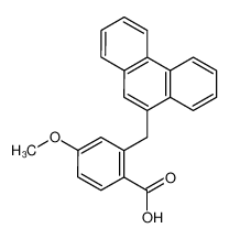 4-methoxy-2-(9-phenanthrylmethyl)benzoic acid CAS:199449-94-0 manufacturer & supplier