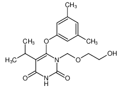 6-(3,5-dimethylphenoxy)-1-((2-hydroxyethoxy)methyl)-5-isopropylpyrimidine-2,4(1H,3H)-dione CAS:199468-39-8 manufacturer & supplier