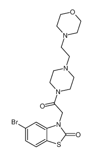 5-bromo-3-(2-(4-(2-morpholinoethyl)piperazin-1-yl)-2-oxoethyl)benzo[d]thiazol-2(3H)-one CAS:199475-70-2 manufacturer & supplier