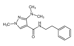 3-(dimethylamino)-1-methyl-N-phenethyl-1H-pyrazole-4-carboxamide CAS:199478-20-1 manufacturer & supplier