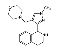 4-((1-methyl-3-(1,2,3,4-tetrahydroisoquinolin-1-yl)-1H-pyrazol-4-yl)methyl)morpholine CAS:199479-15-7 manufacturer & supplier