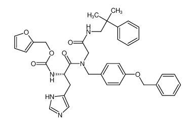 (S)-[1-{(4-Benzyloxy-benzyl)-[(2-methyl-2-phenyl-propylcarbamoyl)-methyl]-carbamoyl}-2-(3H-imidazole-4-yl)-ethyl]-carbamic acid furan-2-ylmethyl ester CAS:199482-45-6 manufacturer & supplier