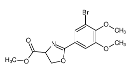 methyl 2-(3-bromo-4,5-dimethoxyphenyl)-4,5-dihydrooxazole-4-carboxylate CAS:199484-45-2 manufacturer & supplier