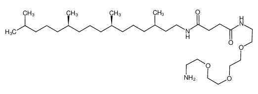 N-(2-{2-[2-(2-Amino-ethoxy)-ethoxy]-ethoxy}-ethyl)-N'-((7R,11R)-3,7,11,15-tetramethyl-hexadecyl)-succinamide CAS:199484-79-2 manufacturer & supplier