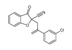 2-(2-(3-chlorophenyl)allyl)-3-oxo-2,3-dihydrobenzofuran-2-carbonitrile CAS:199528-52-4 manufacturer & supplier