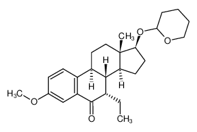 (7S,8R,9S,13S,14S,17S)-7-Ethyl-3-methoxy-13-methyl-17-(tetrahydro-pyran-2-yloxy)-7,8,9,11,12,13,14,15,16,17-decahydro-cyclopenta[a]phenanthren-6-one CAS:199529-06-1 manufacturer & supplier